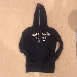 Navy Blue Abercrombie kids jacket